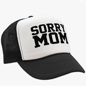 Guacamole - Sorry MOM - Funny - Vintage Retro Style Trucker Cap Hat